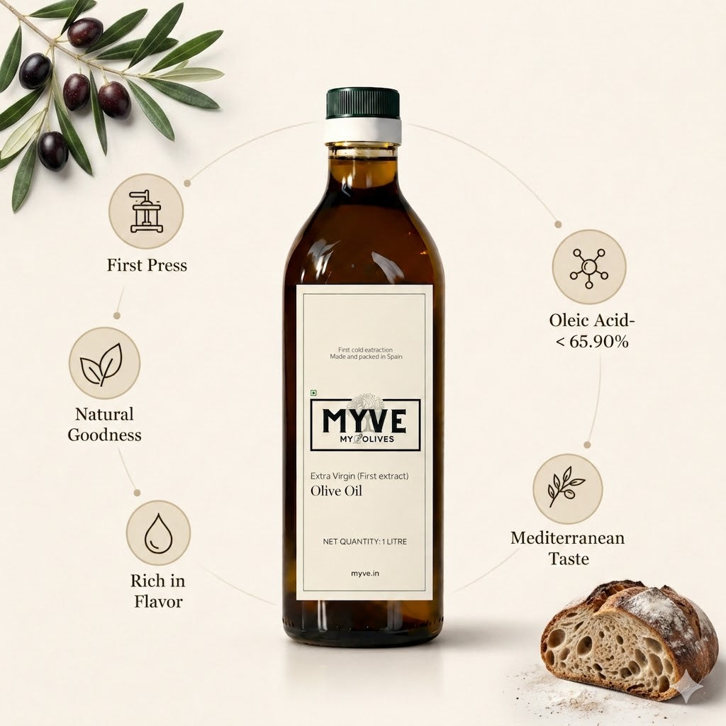 MYVE Extra virgin olive oil (FIRST EXTRACT) (1L)