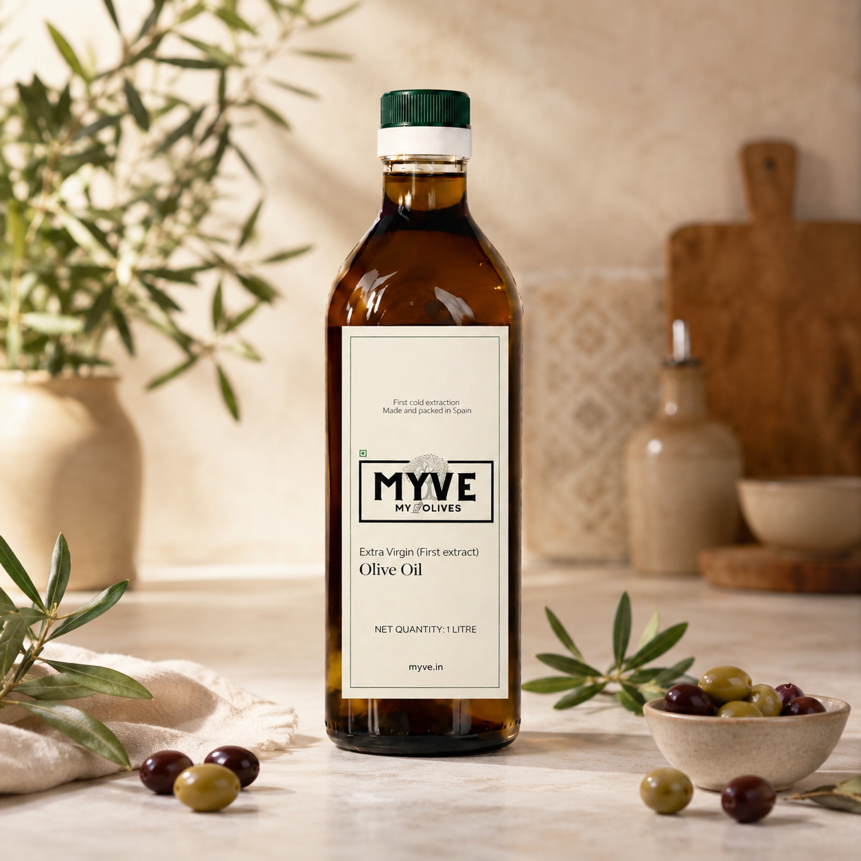 MYVE Extra virgin olive oil (FIRST EXTRACT) (1L)
