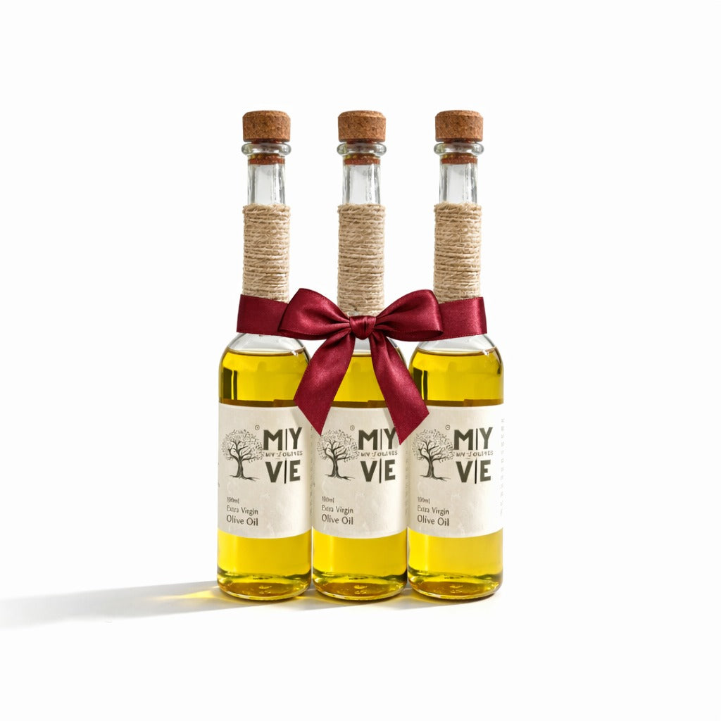 MYVE Pack of 3 100ml Extra virgin olive oil- Gift Pack